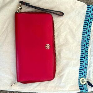 Tory Burch Red Wallet
